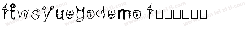 rtwsyuegodemo r字体转换